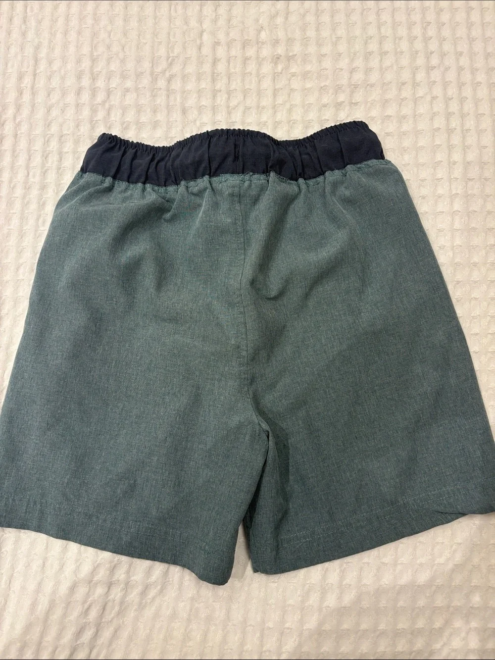C&C California Kids Swim Hybrids in Teal with Navy Waistband